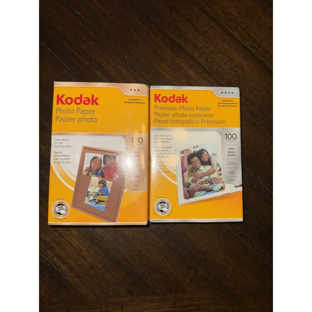 2 Kodak‎ Instant Dry Photo Paper 280 Total Sheets 4